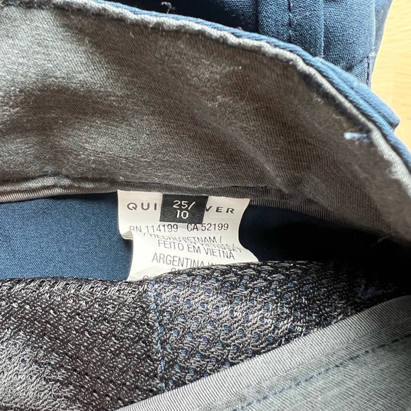 (2) School Uniform Quiksilver Amphibian Shorts with Stretch - Picture 7 of 8